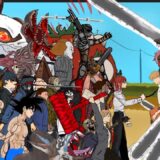 DEVIL CHAINSAW MAN vs Jason voorhees, Team makima team Stranger Things monster, FULL ANIMATION [DC2]