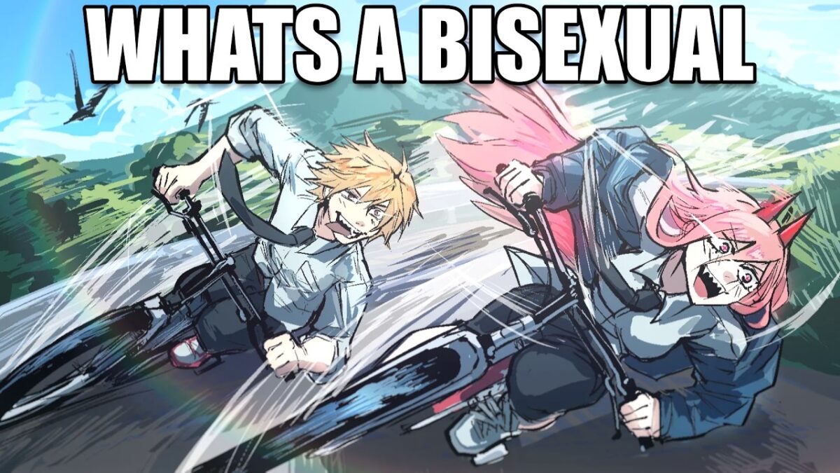 denji and power learn to ride bikes