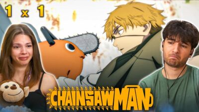Chainsaw Man 1×1 REACTION! 💔 “DOG & CHAINSAW”