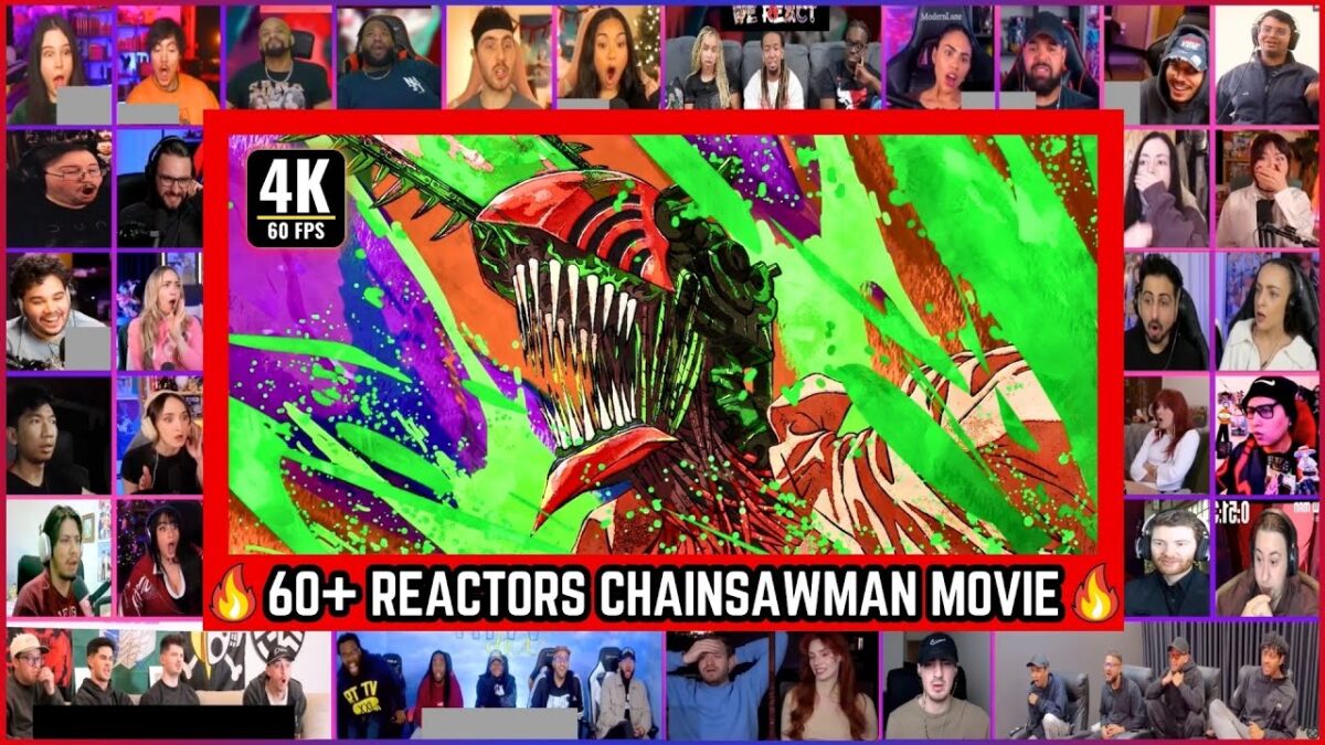 🔥60+ Reactors Chainsawman The Movie Reze Arc Mega Reaction Mashup #chainsawmanthemoviereactionmashup