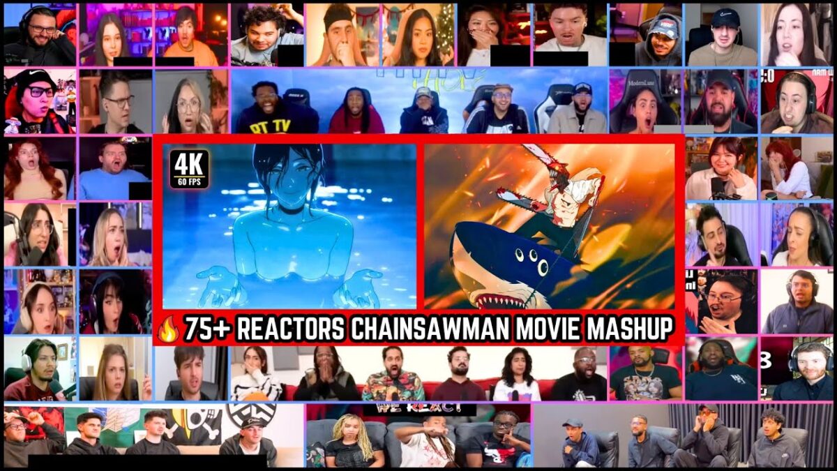 🔥75+ Reactors Chainsawman The Movie Reze Arc Mega Reaction Mashup #chainsawmanthemoviereactionmashup