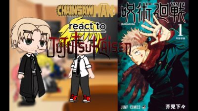 CHAINSAW MAN REACTS TO JUJUTSU KAISEN’S STRONGEST | Gacha Club
