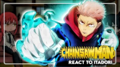 Chainsaw Man React To ITADORI|| Sukuna vs  GOJO, jujutsu kaisen || Gacha react 🇧🇷🇺🇲