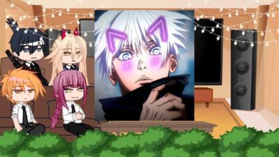 Chainsaw Man React to Satoru Gojo || Jujutsu Kaisen ||Gacha React