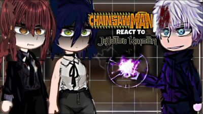 Chainsaw Man React to Satoru Gojo vs Makima death battle | part 2/? | Jujutsu Kaisen || Chainsaw Man