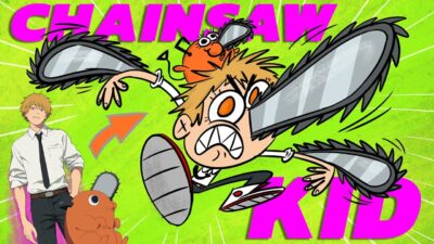 Drawing Chainsaw Man like it’s on 90’s Cartoon Network!