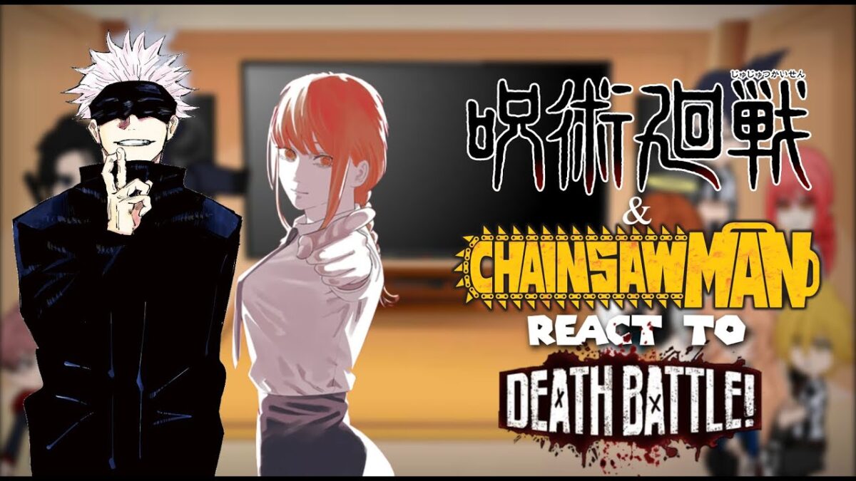 Jujutsu Kaisen and Chainsaw Man react to Gojo vs Makima Death Battle (+ edits)
