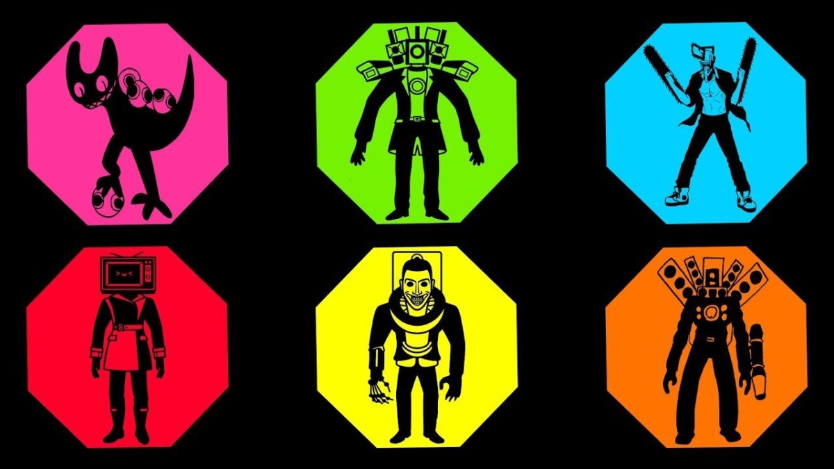 THE KING OF SKIBIDI TOILET : CARTOON CAT, SPEAKERMAN, CHAINSAWMAN, TV WOMAN, TITAN SPEAKERMAN