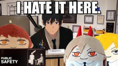 chainsaw man but it’s the office