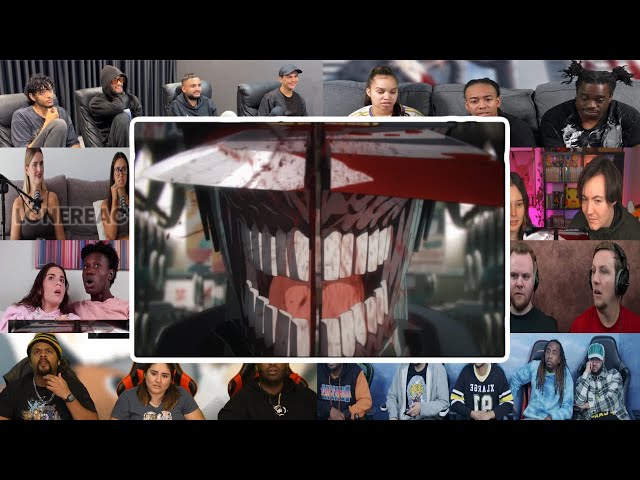Chainsaw Man vs Katana Man Scene – Chainsaw Man S1 Ep12 | Reaction Mashup