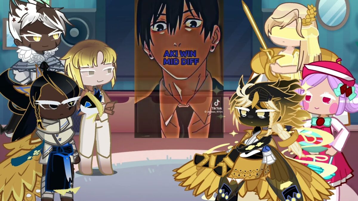 Cookie run kingdom react to Power | Denji | chainsaw man | Gacha life