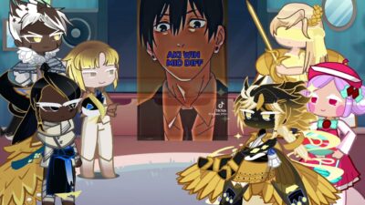 Cookie run kingdom react to Power | Denji | chainsaw man | Gacha life