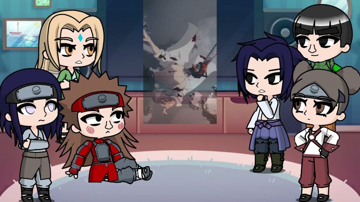 Naruto friends react to naruto as Denji | Chainsaw man | sasuke | Gacha life 2