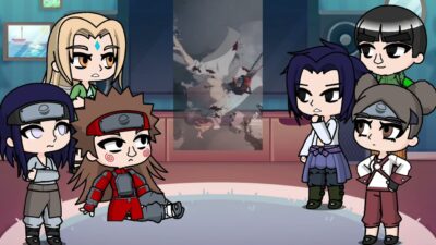 Naruto friends react to naruto as Denji | Chainsaw man | sasuke | Gacha life 2