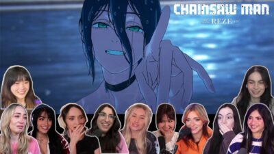 Reze and Denji Pool Scene | Chainsaw Man The Movie: Reze Arc Girls Reaction Compilation