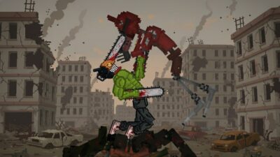 Melon Sandbox: Chainsaw Man Evolution (LVL 1 – 100) 📈🔥Melon Playground Animation