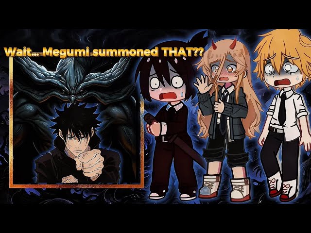 Chainsaw Man Reacts to Megumi Fushiguro & Mahoraga | Jujutsu Kaisen | Gacha Reaction |AU 🇺🇸