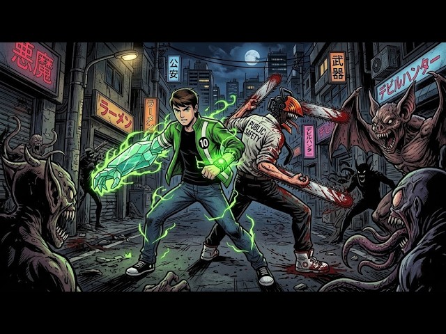 What If Ben 10 Was In Chainsaw Man Universe