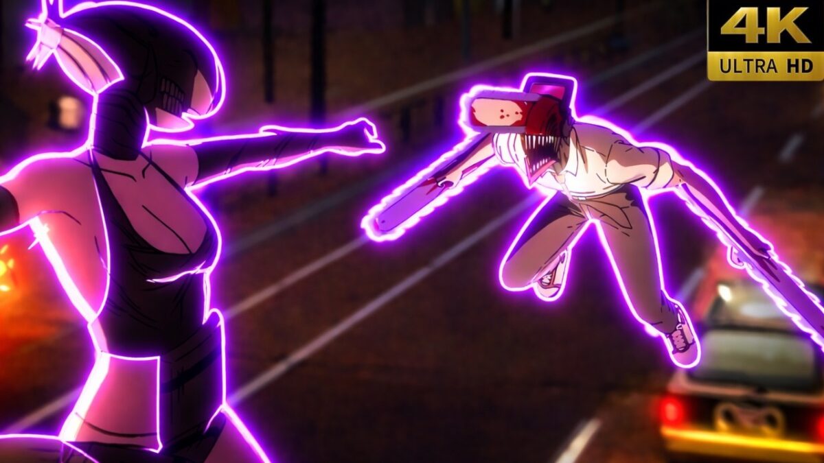 Chainsaw Man Movie: Reze vs Denji Full Fight | Bomb Devil vs Chainsaw Devil | 4K AMV