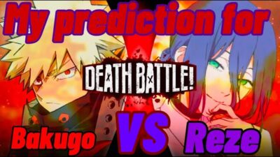 My prediction for Bakugo Vs Reze #deathbattle #myheroacademia #chainsawman #anime