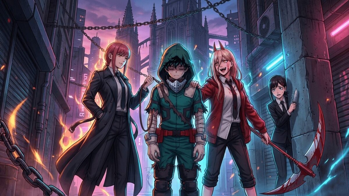 What If Deku Betrayed & Reborn In Chainsaw Man World With A Breeding Harem Of Makima, Power & Kobeni