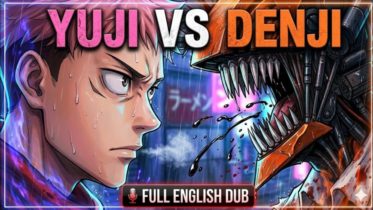 What If Yuji Fight’s with Denji in Chainsaw man form In English Dub #jujutsukaisen #chainsawman
