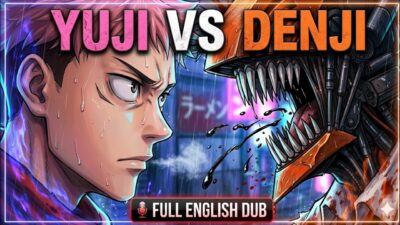 What If Yuji Fight’s with Denji in Chainsaw man form In English Dub #jujutsukaisen #chainsawman