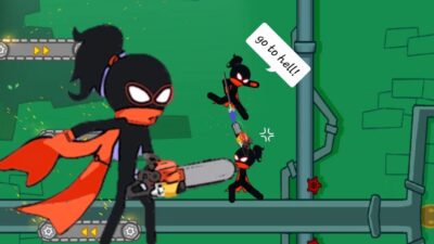 Chainsaw Man vs  stickman