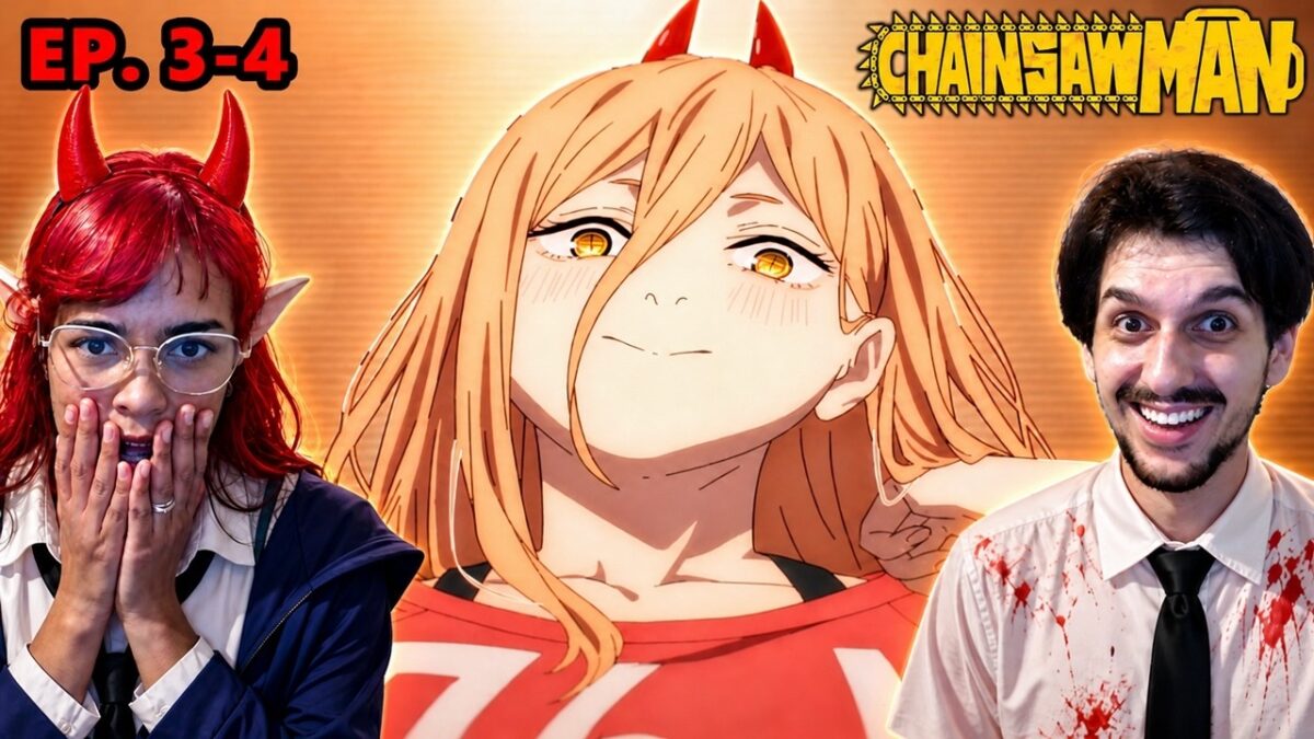 ESSE ANIME KKKK 😂 | Assistindo CHAINSAW MAN pela Primeira Vez (Episódios 3 e 4) REACT