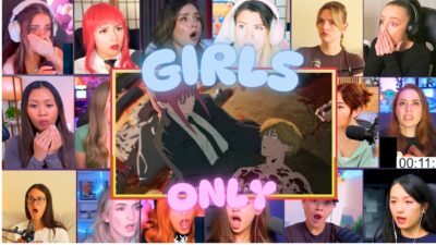 GIRLS ONLY INSANE FIRST EPISODE – CHAINSAW MAN EPISODE 1 GIRLS REACTION MASHUP チェンソーマン