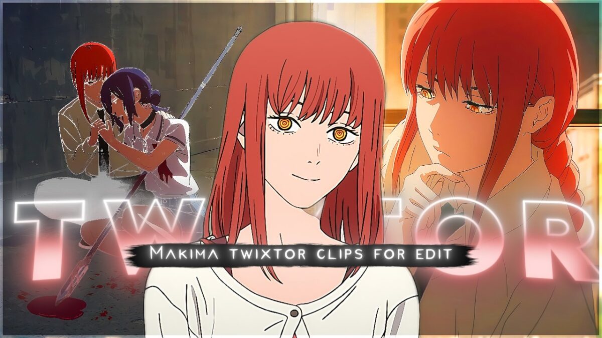 Makima Twixtor 4K | Chainsaw Man Clips | Twixtor Pack