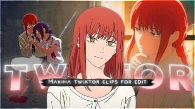 Makima Twixtor 4K | Chainsaw Man Clips | Twixtor Pack