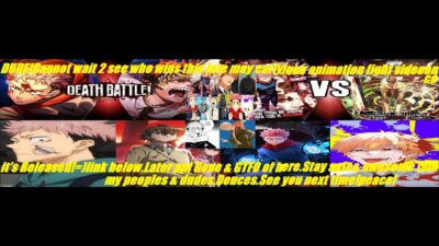 NEXT ON DEATHBATTLE.Jujitsu KaizenVs. ChainsawMan!Sneek Peak.Reacts review segment.Vibesand opinions
