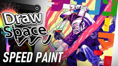 Roblox Draw Space CHAINSAW MAN & KATANA MAN Speed Paint!