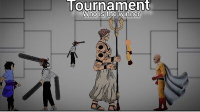 Tournament players name: saitama ,Deadpool sukuna ,pennywise,shasakiy ,chainsaw man ,