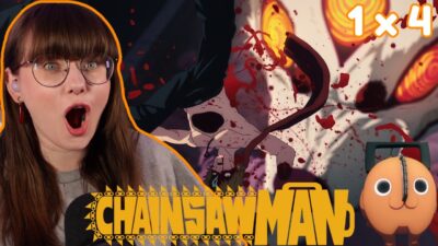 FIRST REACT to Chainsaw Man as a Literature PhD | 1×4