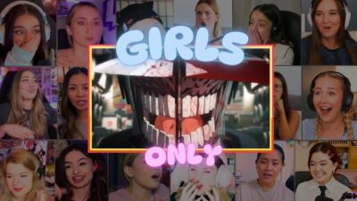GIRLS ONLY CHAINSAW VS KATANA – CHAINSAW MAN EPISODE 12 GIRLS REACTION MASHUP チェンソーマン
