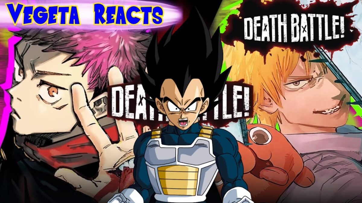 Jujutsu ￼Sorcerer VS Chainsaw Demon | Vegeta Reacts to Yuji VS Denji DEATH BATTLE!