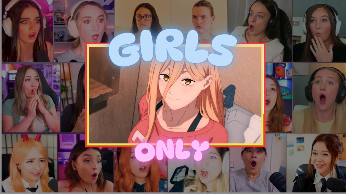 KON!! – CHAINSAW MAN EPISODE 4 GIRLS REACTION MASHUP チェンソーマン