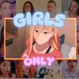 KON!! – CHAINSAW MAN EPISODE 4 GIRLS REACTION MASHUP チェンソーマン