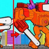 TITAN CHAINSAW MAN GOT SUPER UPGRADE 2.0! Skibidi Toilets Cartoon Animation