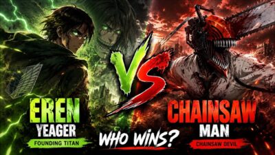 EREN YEAGER vs CHAINSAW MAN (DENJI) | Full Fight in Hindi | Anime Battle | Who Wins?