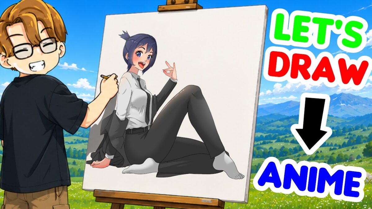 cara gambar Aki versi cewe anime #chainsawman , wip done fanart #aki 🗿 [ LIVE Draw Anime ]