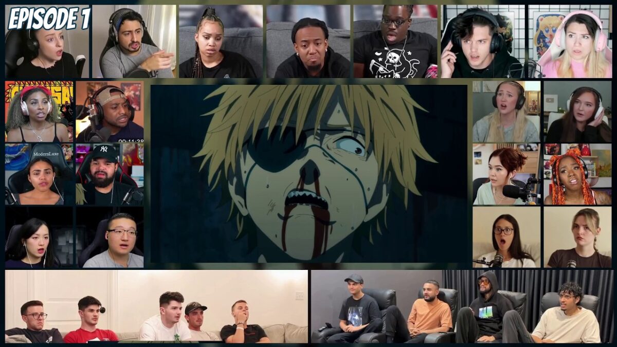 Chainsaw Man Episode 1 Reaction Mashup