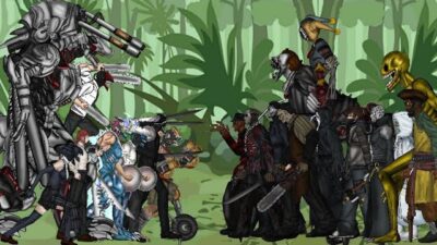 Chainsawman, makima, reze, katanaman vs slasher, Pennywise, the prototype, verity , pin head