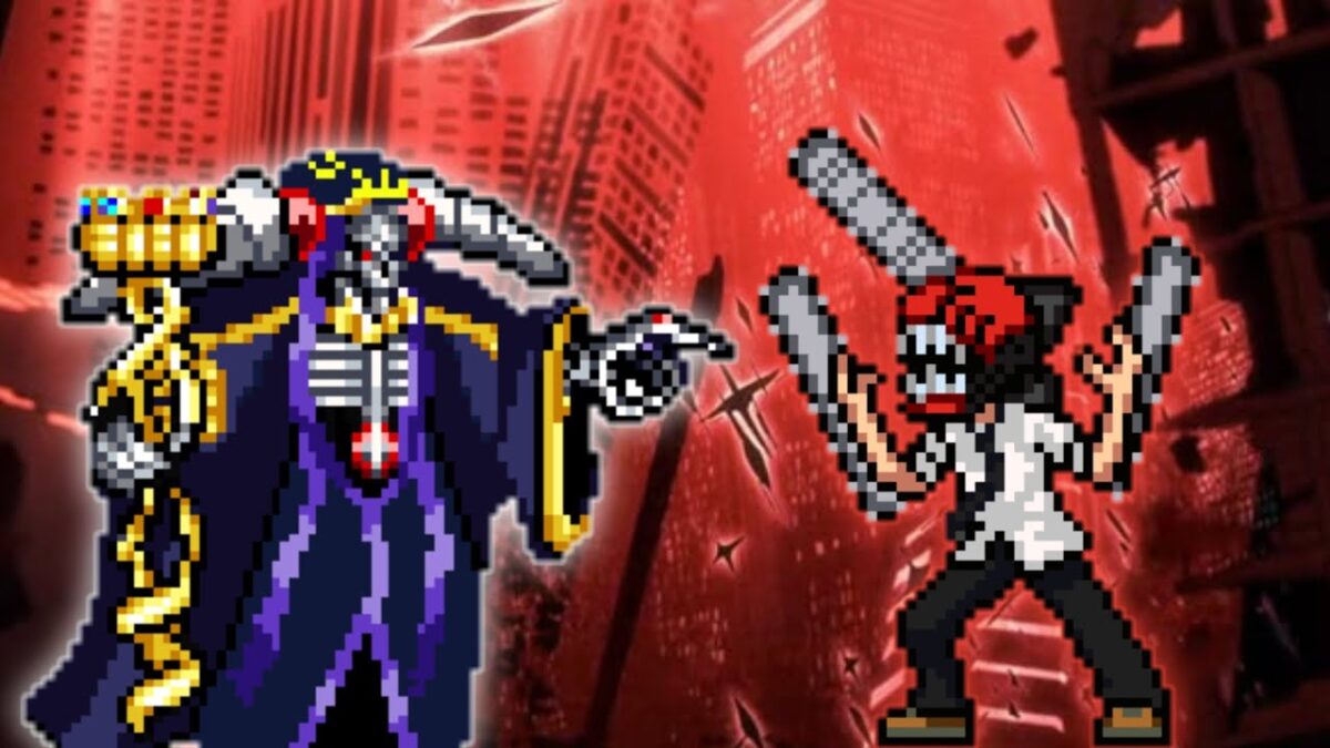 Chainsaw Man VS Ainz Ooal Gown Jump Force Mugen
