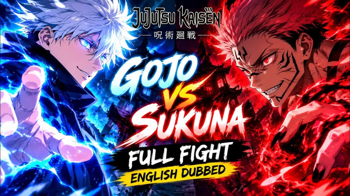 Gojo vs Sukuna Full Fight | English Dubbed Animation | Jujutsu Kaisen #jujutsukaisen #gojo #sukuna