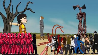 Squid Game vs Chainsaw Man, Huggy Wuggy, Cartoon Cat, Siren Head, Scorpion & More